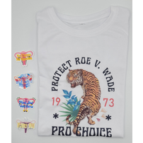 Pro Roe/Pro Choice tee and stickers 202//202