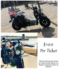 Honda Ruckus Raffle Tickets 202//237