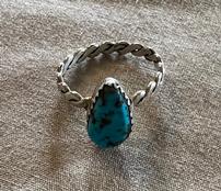 Navajo Turquoise Ring 202//174