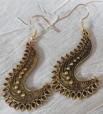 Gold Ethnic Earrings 202//224