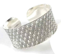 Sterling Silver Tibetan Cuff 202//178