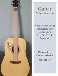 Ted Nugent Signed Guitar 202//265