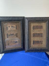 Framed Republic of Texas Currency 202//269