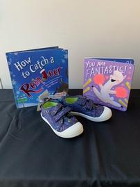 Children's Shoes (sz 9) and Books 202//269