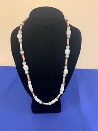 Turquoise & White Necklace 202//269