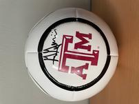Aggie Soccer Ball Signed by Coach G. Guerrieri 202//151