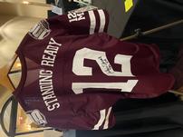 12th Man Jersey - Signed by Jackie Sherrill 202//151