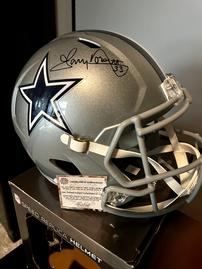Signed Dallas Cowboys Tony Dorsett Helmet 202//269