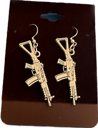 Gun Themed Earrings 202//262