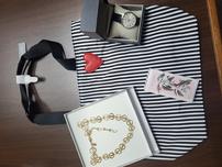 Ted Baker Watch & Fragrance, Necklace, Lulu Guiness Tote 202//152