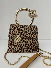 Benedetta Bruzziches Leopard Purse 202//269