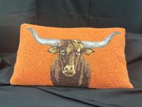 Longhorn Orange Pillow 202//152