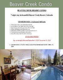 Beaver Creek Condo 202//255