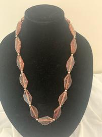 Speckled 5 Sided Resin Necklace 202//269