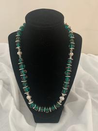 Hand Blown Glass Necklace 202//269