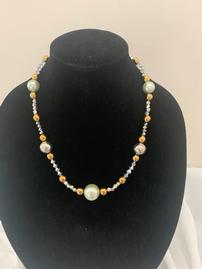 Silver And Brass Necklace 202//269