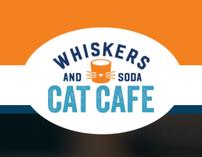 Whiskers and Soda Cat Cafe Basket 202//157