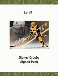 Sidney Crosby Signed Puck in Shadowbox 202//262