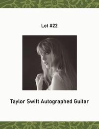 Taylor Swift Autographed Guitar 202//262