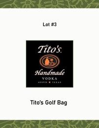 Tito's Golf Bag 202//262