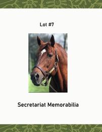 Secretariat Memorabilia 202//262