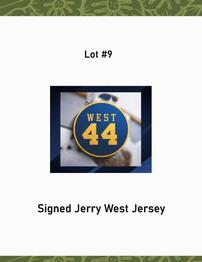 Signed Jerry West Jersey 202//262