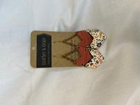Floral Chevron Earrings by Leather and Lace 202//152
