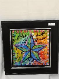 "Lonestar III" by Tim Yanke 2011 17 1/2" x 17 1/2" 202//270