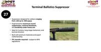 Terminal Ballistics Suppressor 202//105