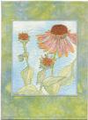 Quilt # 13,758 - Watercolor Coneflowers //135